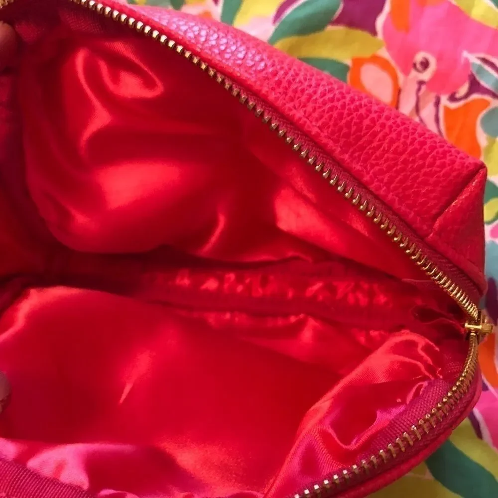 New bareMinerals hot pink makeup bag